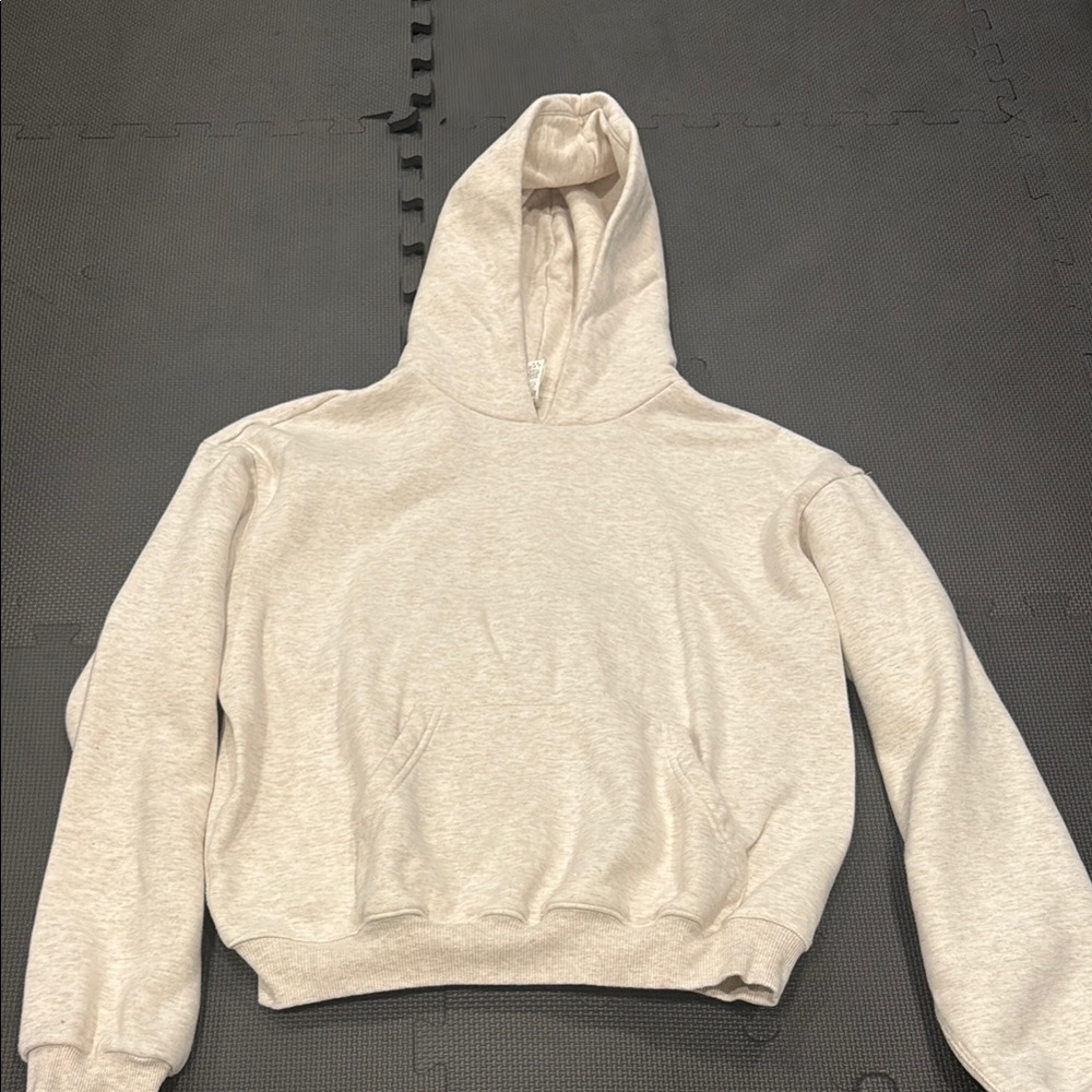 SKIMS Cream Hoodie Sweatshirt